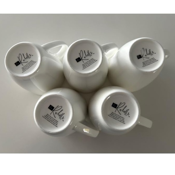 Set of 5 La Rochelle fine porcelain coffee mug - Picture 2 of 4